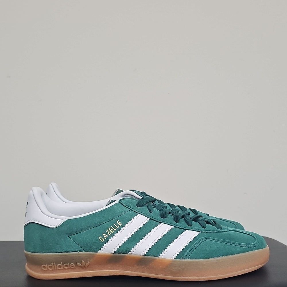 Brand Newb Adidas Gazelle Indoor 'Collgreen' Size Men's 8.5 Sku JI2062